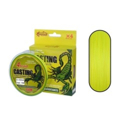 Captain Casting PE 4 Kat Spin İp Misina 150mt Sarı