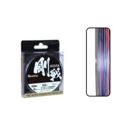 Gosen W8 Casting PE 8 Örgü Spin İp Misina 150mt Multi Color