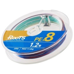 Gosen X8 Roots PE 8 Örgü Spin İp Misina 300mt Multi Color 2