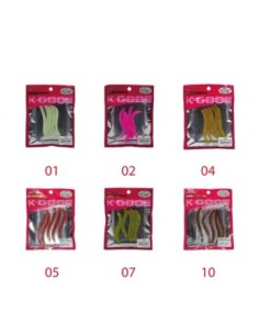 Mutant 3506 Spin Forte 7.5cm Aromalı LRF Silikon Suni Yem 5'li Set