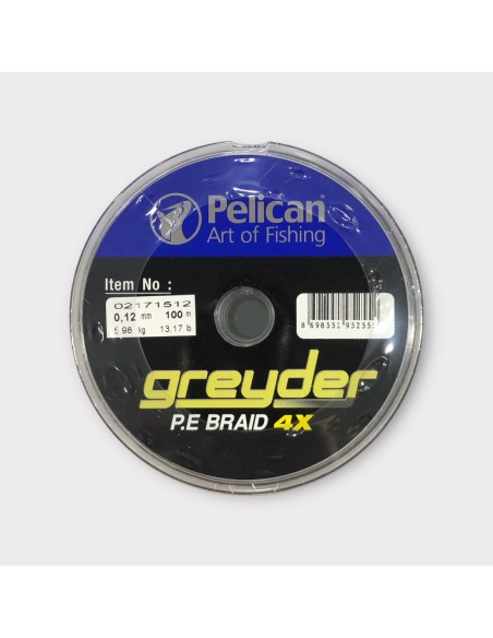 Greyder PE Braid 4X 100 mt.
