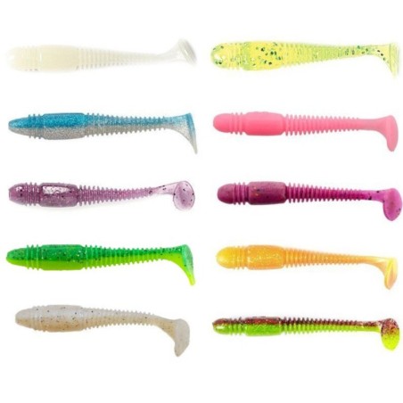 Lucky John Tioga Fat 3.9'' (9.91 cm) 5P Silikon Yem