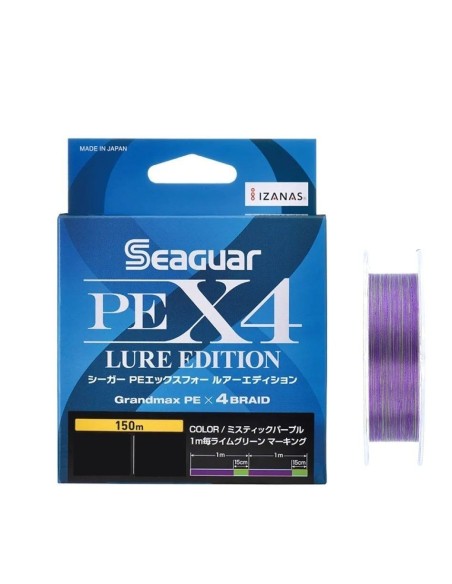 Seaguar Lure Edition PE 4 Multi Color LRF Misina - 150mt