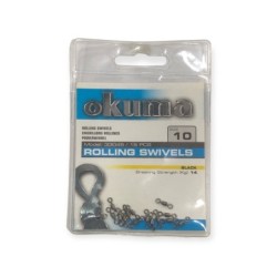 Okuma Rolling Swivels Black