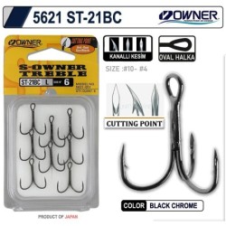 Owner 5621 St-21 Black Chrome  Çarpma İğne