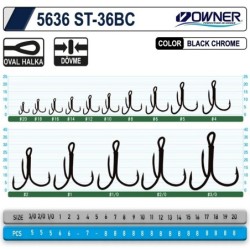 Owner 5636 St-36 Black Chrome Çarpma İğne 2