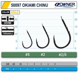 Owner 50097 Okiami-Chinu Gold İğne 2