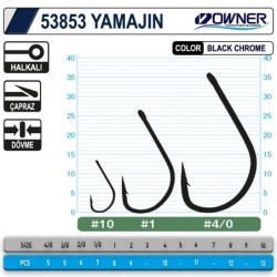 Owner 53853 Yamajin With Eye Black Chrome İğne 2